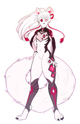 Fullbody with flat colors, about $70